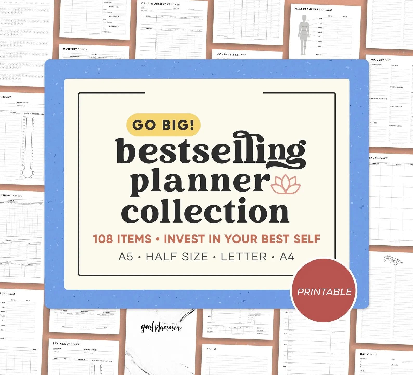 Ultimate Printable Planner Bundle Digital Planner Boutique