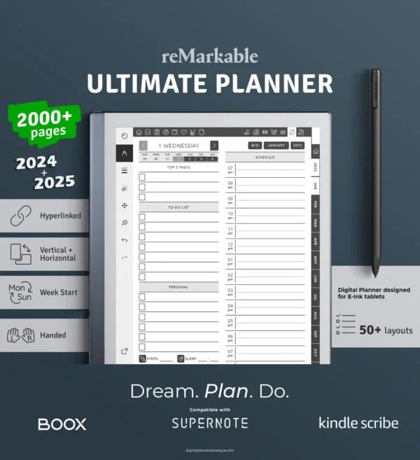 remarkable planner