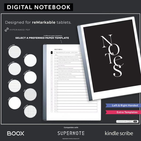 digital notebook