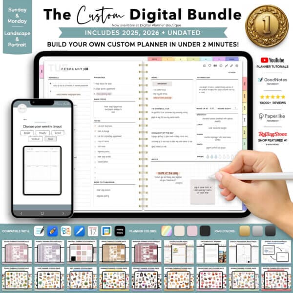 custom digital planner